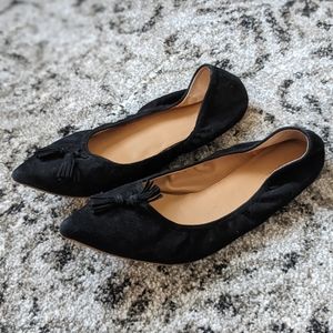 J. Crew Black Flats